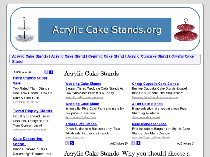 www.acryliccakestands.org