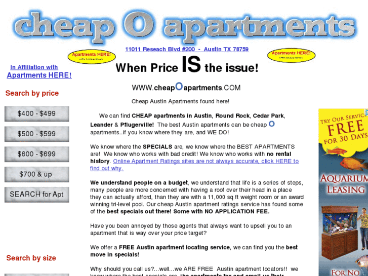 www.cheapoapartments.com