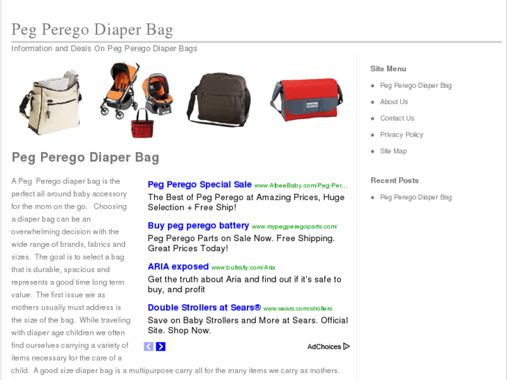 www.pegperegodiaperbag.org