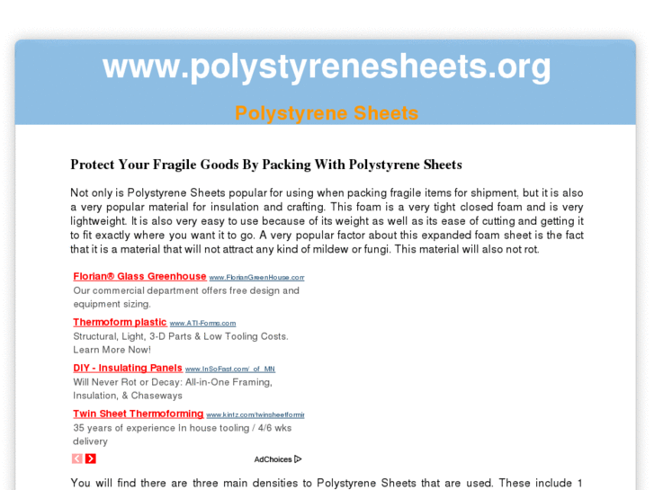 www.polystyrenesheets.org