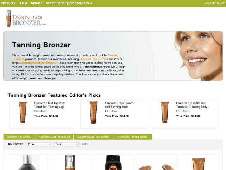 www.tanningbronzer.com