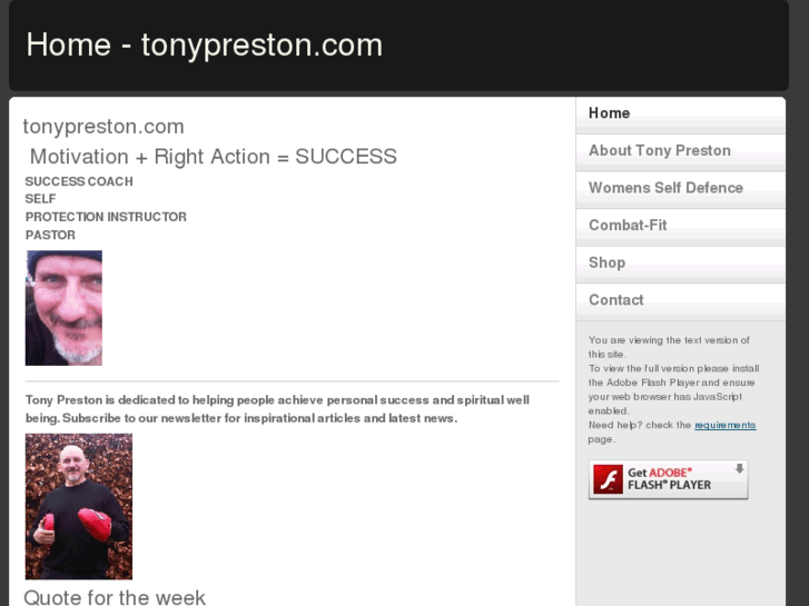 www.tonypreston.com