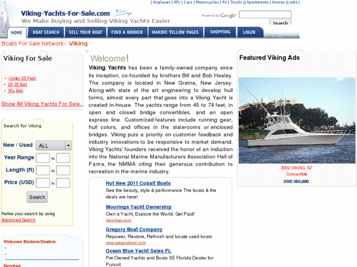 www.viking-yachts-for-sale.com