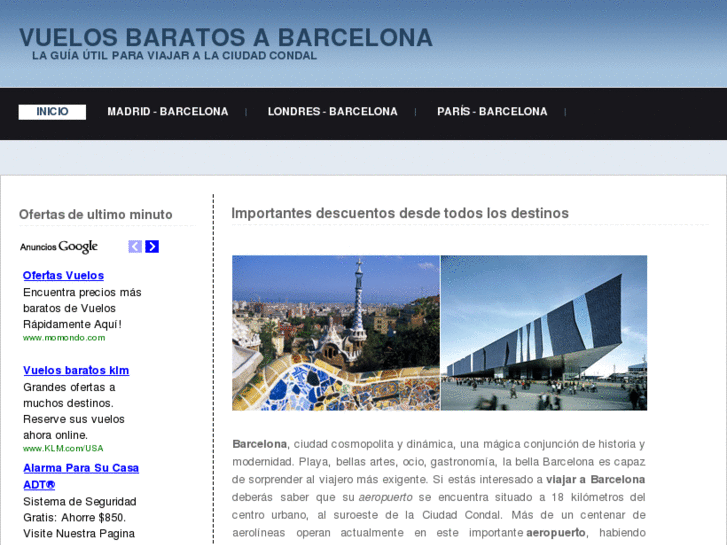 www.vuelosbaratosabarcelona.es