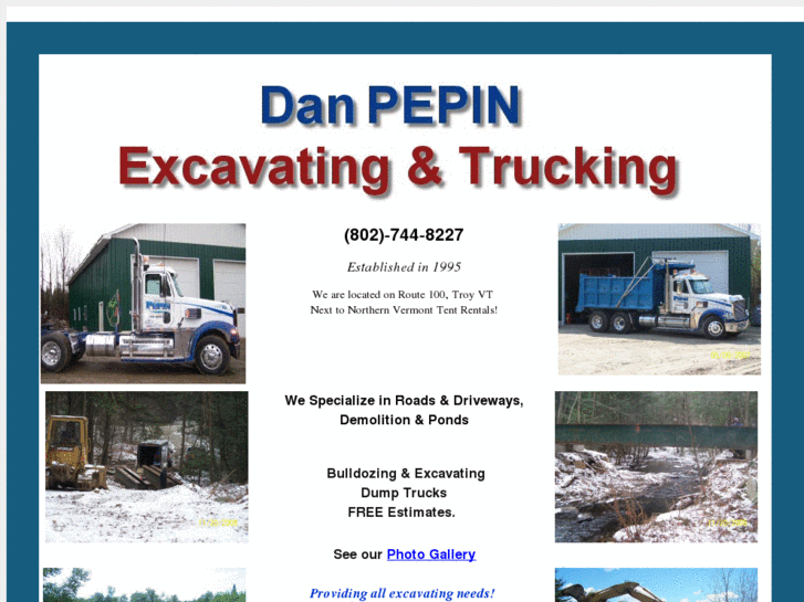 www.danpepinexcavating.com