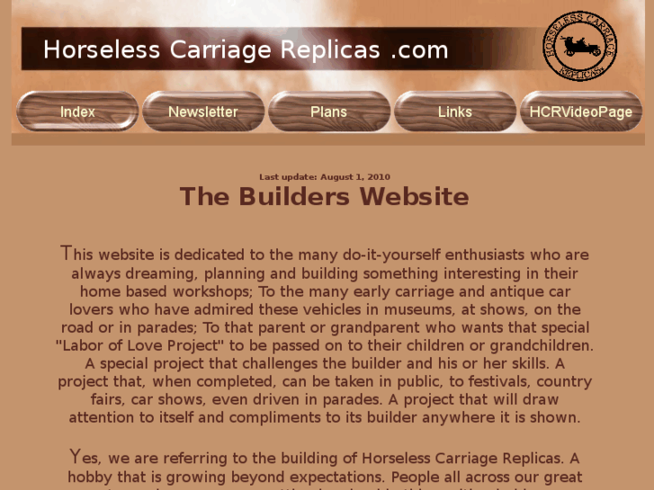 www.horselesscarriagereplicas.com