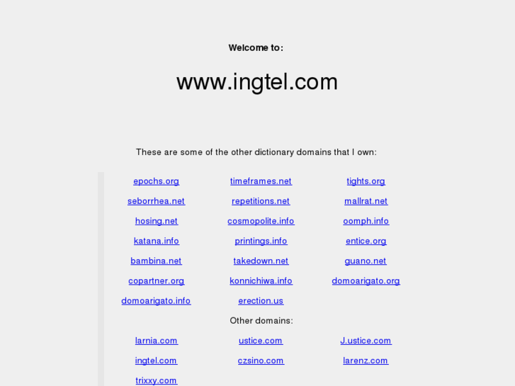 www.ingtel.com