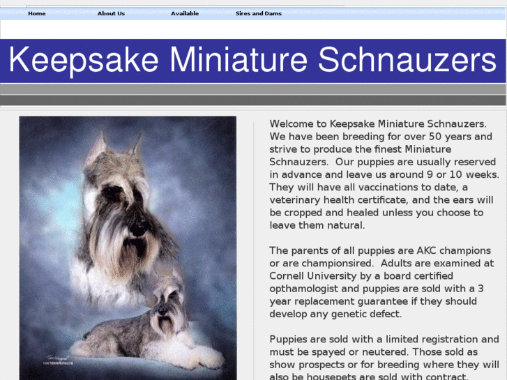 www.keepsakeminiatureschnauzers.com