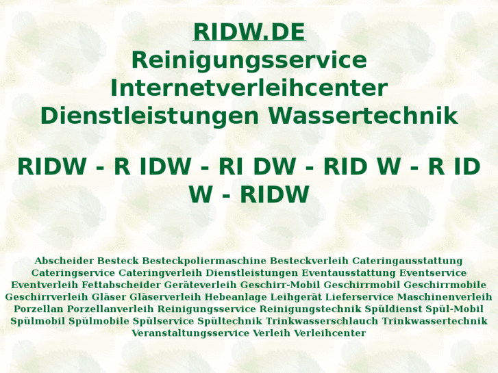 www.ridw.de