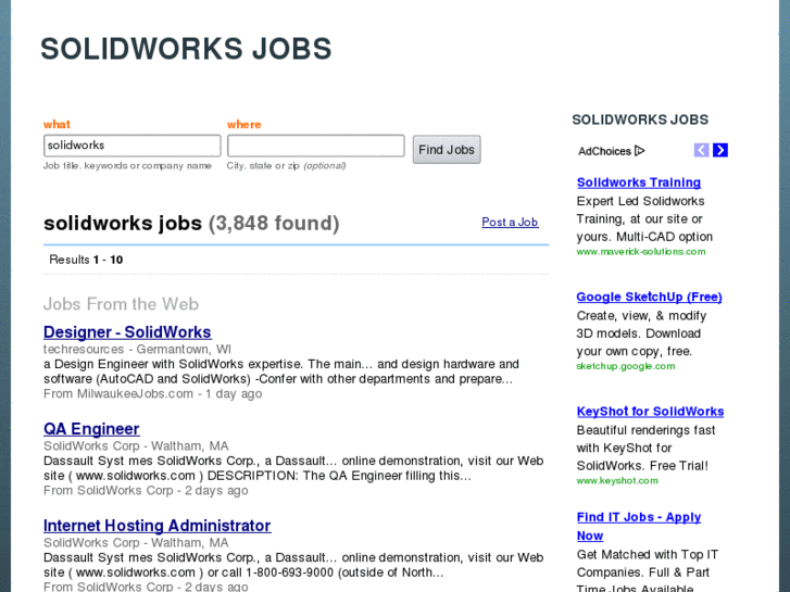 www.solidworksjobs.net