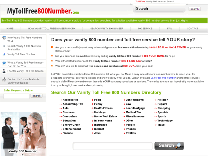 www.tollfreenumbers.biz