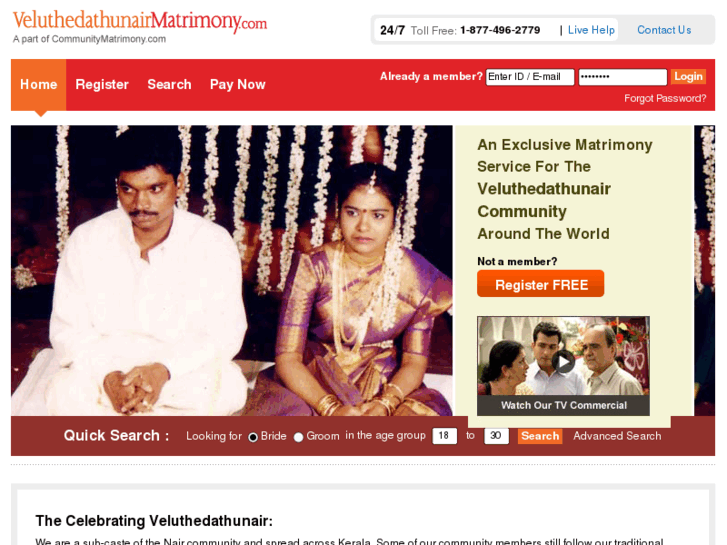 www.velethadathumatrimony.com