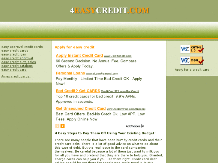 www.4easycredit.com