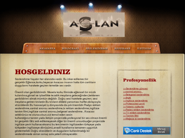 www.aslanseslendirme.com