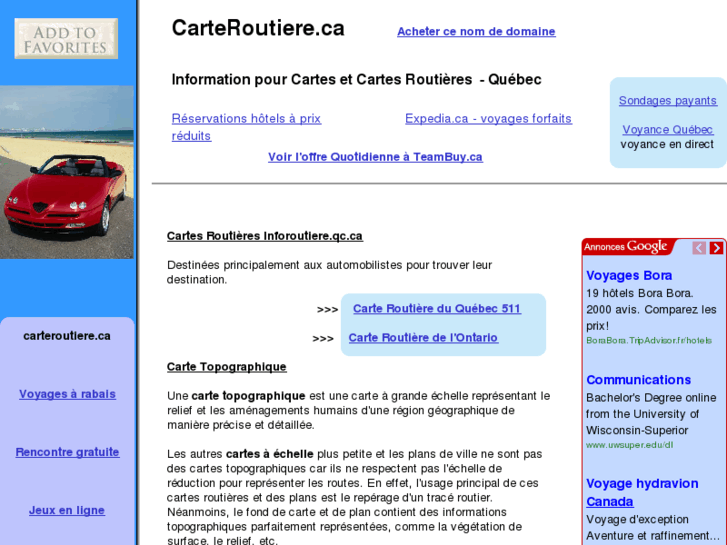 www.carteroutiere.ca