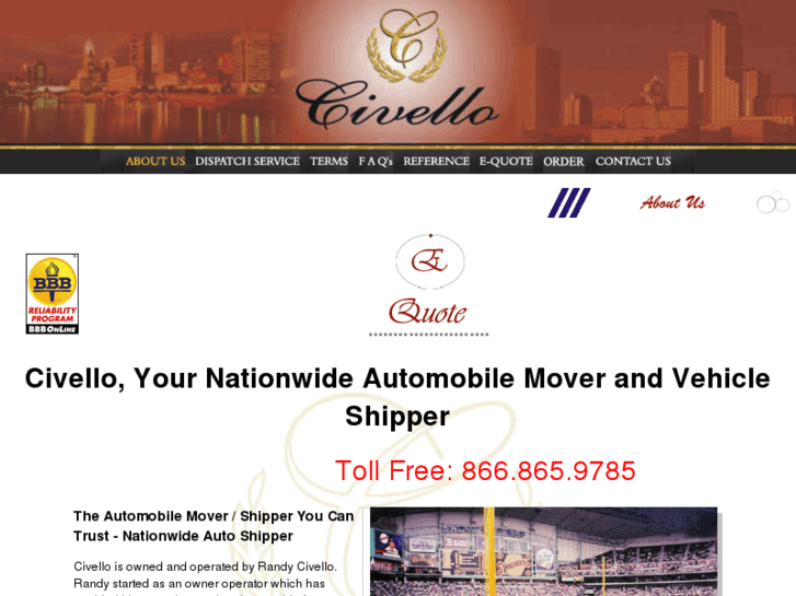 www.civelloautoshippers.com