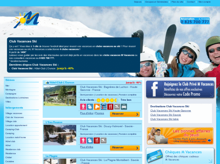 www.club-vacances-ski.com