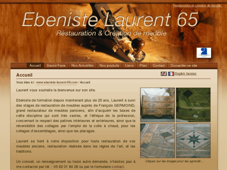 www.ebeniste-laurent-65.com