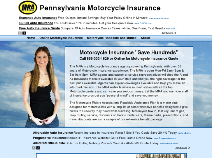 www.motorcycleinsurancepennsylvania.com