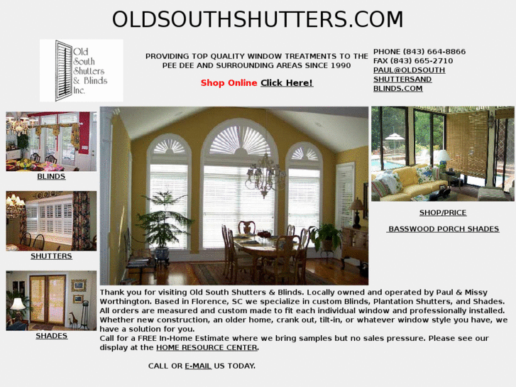 www.oldsouthshuttersandblinds.com