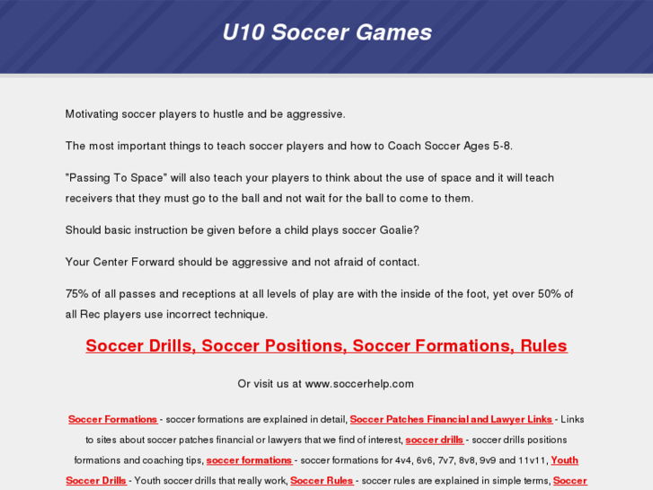 www.u10soccergames.com