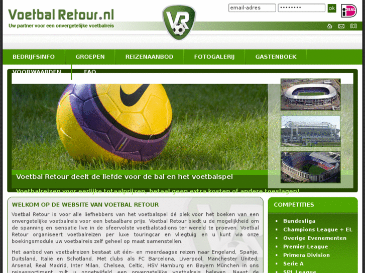 www.voetbalretour.nl