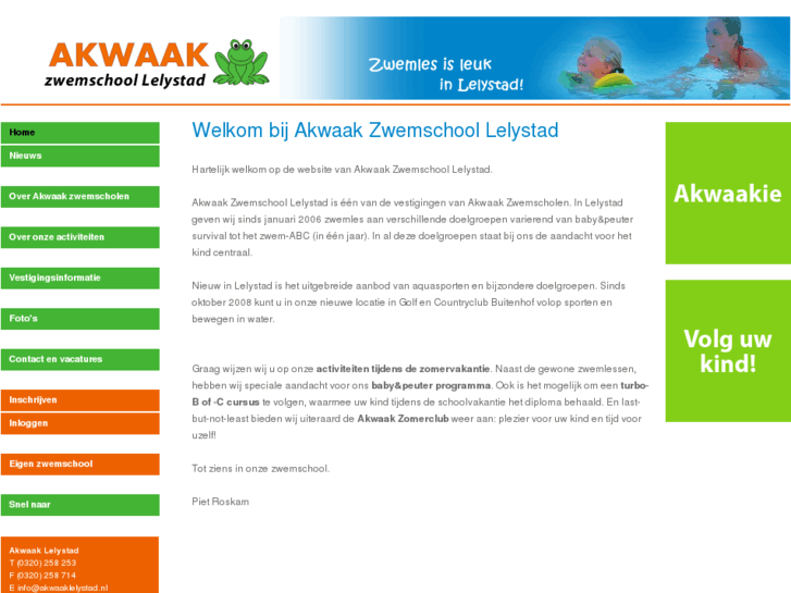 www.akwaaklelystad.nl