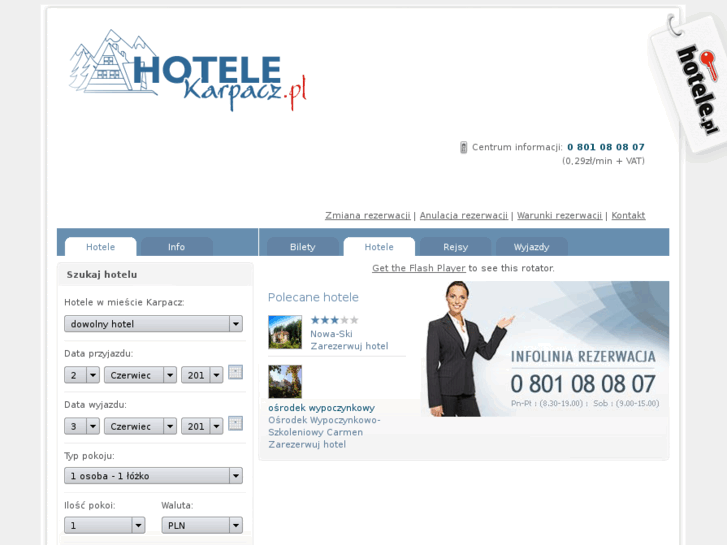 www.hotelekarpacz.pl