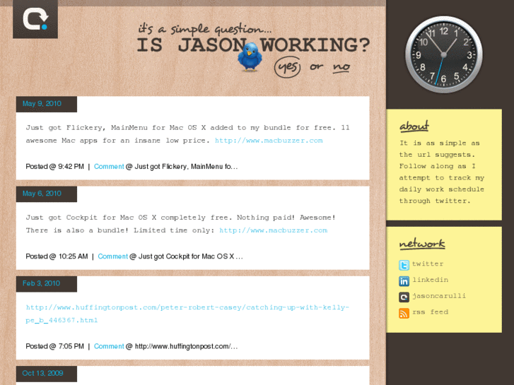 www.isjasonworking.com