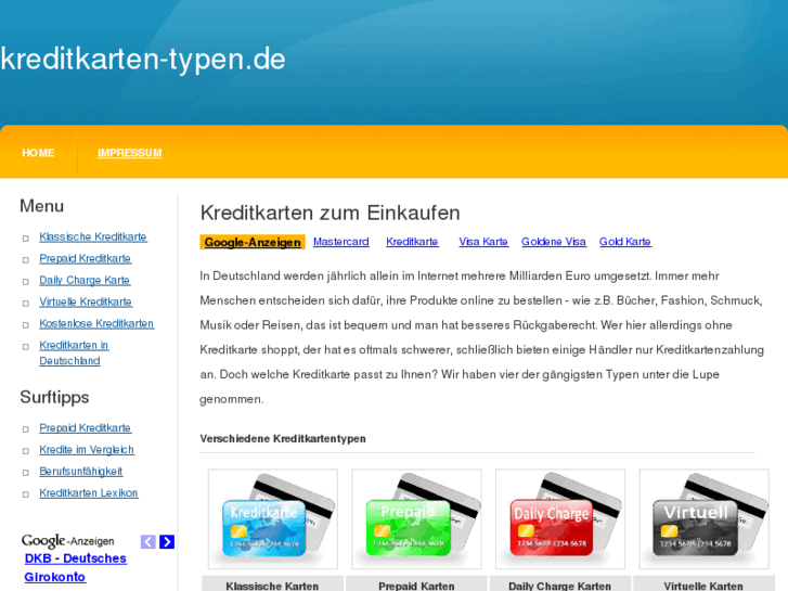 www.kreditkarten-typen.de