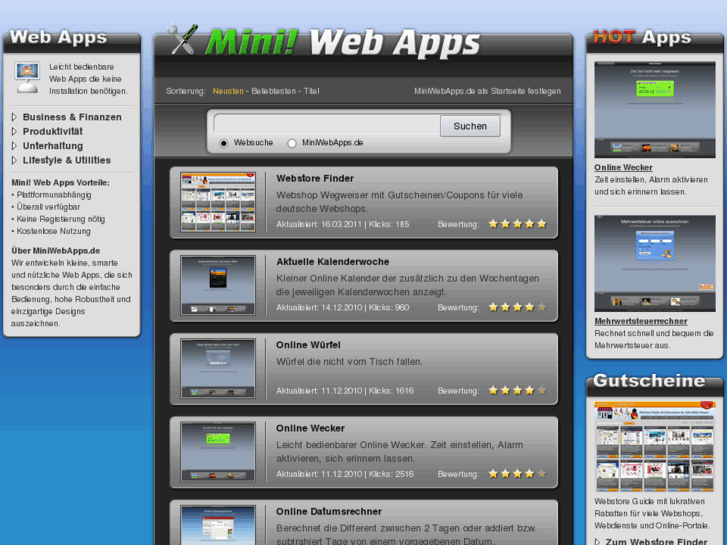 www.miniwebapps.de