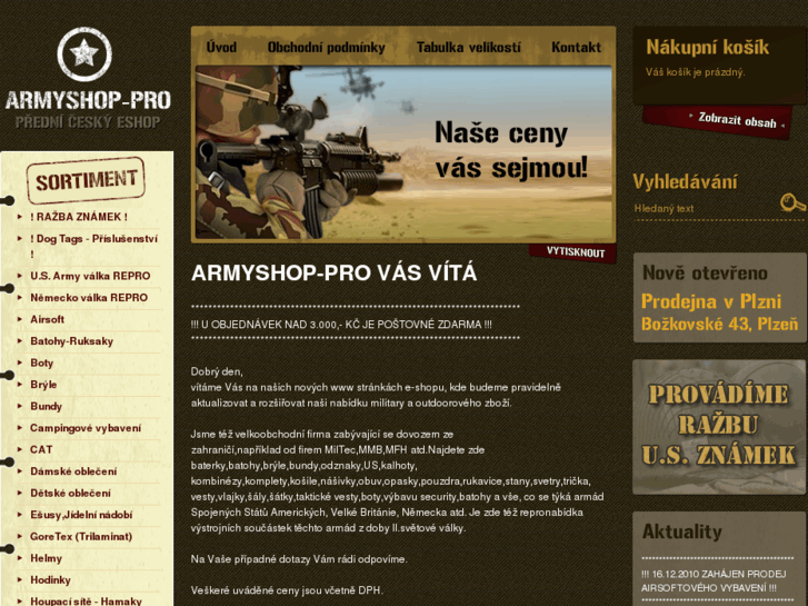 www.armyshop-pro.cz