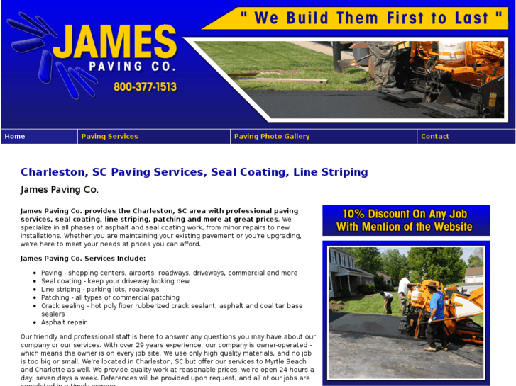 www.jamespavingco.com