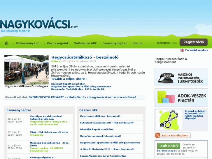 www.nagykovacsi.net