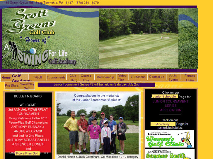 www.scottgreensgolfclub.com