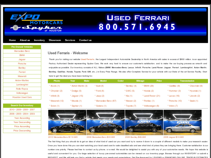 www.usedferraris.us