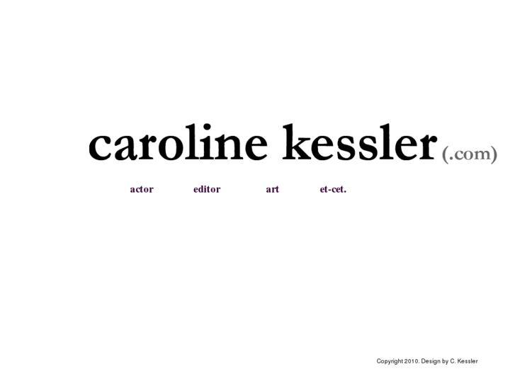 www.carolinekessler.com