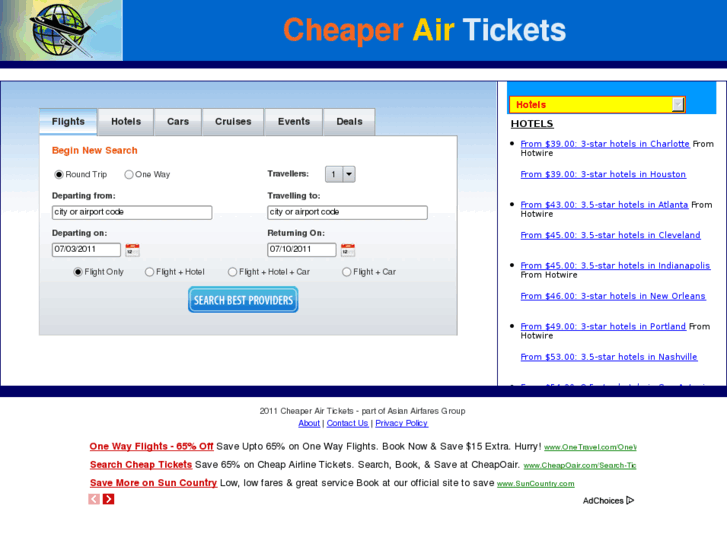 www.cheaper-airtickets.com
