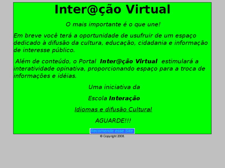 www.interacaovirtual.com