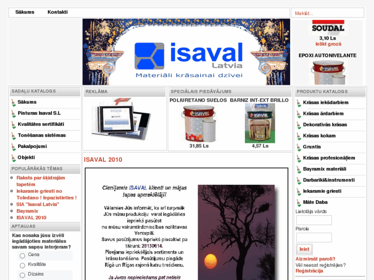 www.isaval.lv