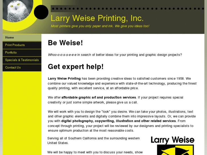 www.larryweiseprinting.com