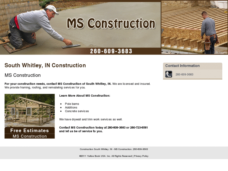 www.msconstructionoutofindiana.com