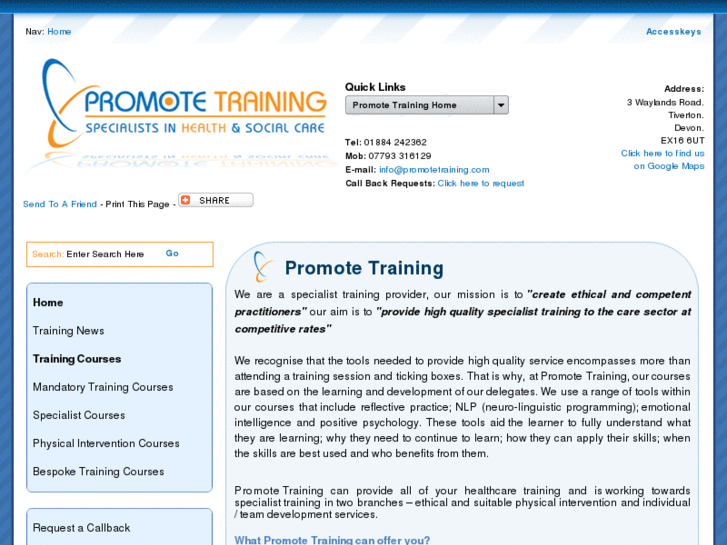 www.promotetraining.com