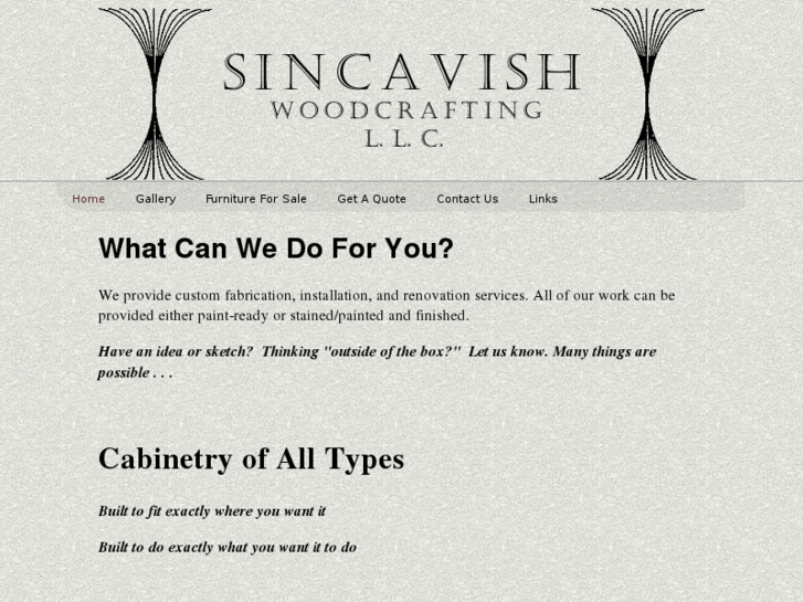 www.sincavishwoodcrafting.com