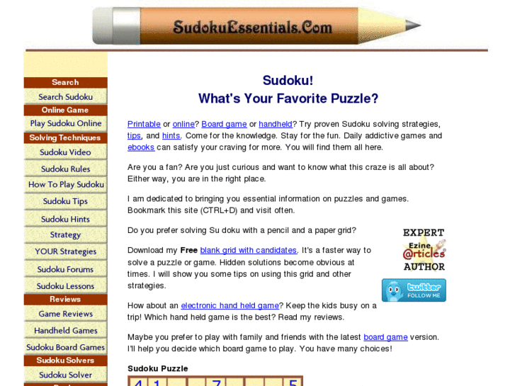 www.sudokuessentials.com