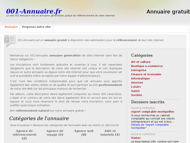 www.001-annuaire.fr