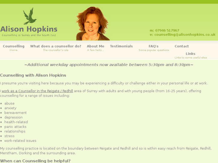 www.alisonhopkinscounselling.co.uk