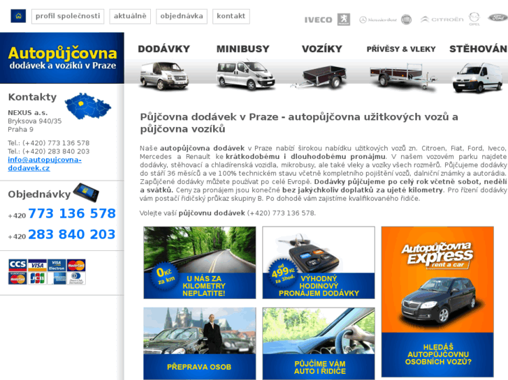 www.autopujcovna-dodavek.cz