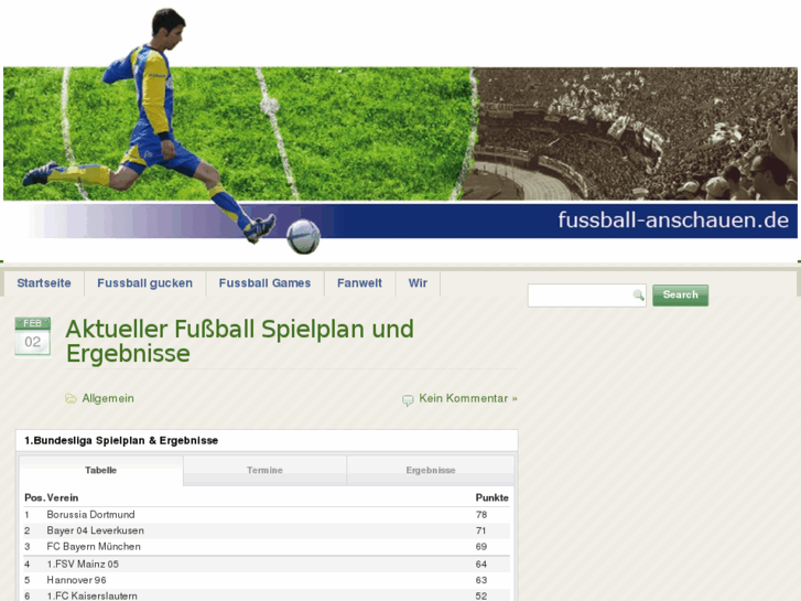 www.fussball-anschauen.de