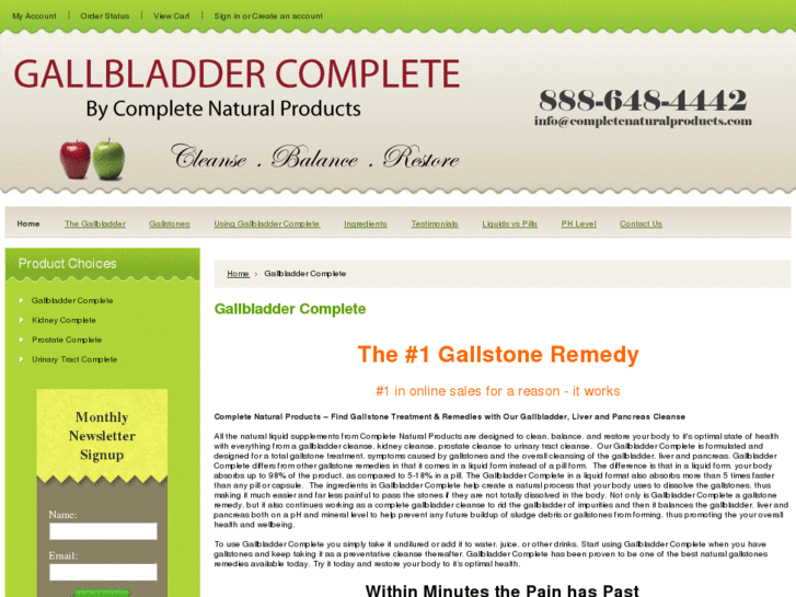 www.gallbladdercomplete.com